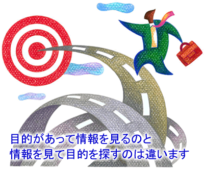 目的から情報を見る